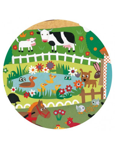 Puzzle d'observation La ferme - Djeco Puzzle d'observation La ferme - Djeco