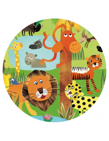 Puzzle d'observation La jungle - Djeco Puzzle d'observation La jungle - Djeco