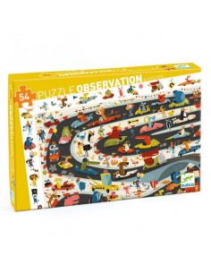 Puzzle d'observation rallye automobile