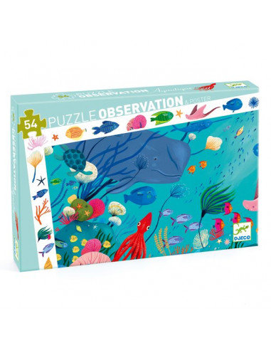 Puzzle d'observation aquatique - Djeco