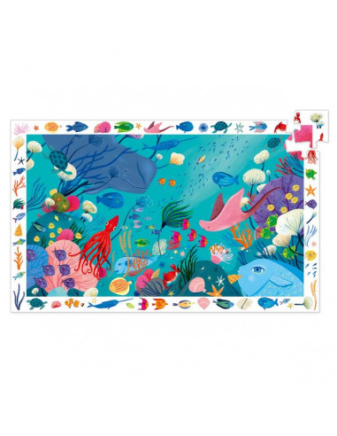 Puzzle d'observation aquatique - Djeco Puzzle d'observation aquatique - Djeco