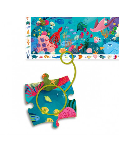 Puzzle d'observation aquatique - Djeco Puzzle d'observation aquatique - Djeco