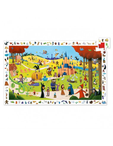 Puzzle d'observation contes - Djeco Puzzle d'observation contes - Djeco