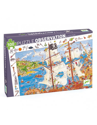 Puzzle Géant Observation Forêt - 54 pièces pour l'anniversaire de