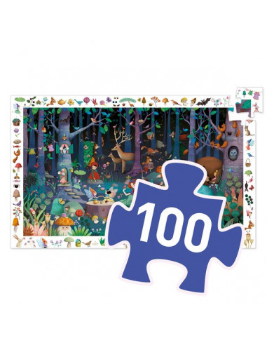 Puzzle d'observation la forêt... Puzzle d'observation la forêt...