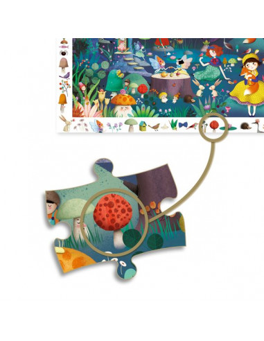 Puzzle d'observation la forêt... Puzzle d'observation la forêt...