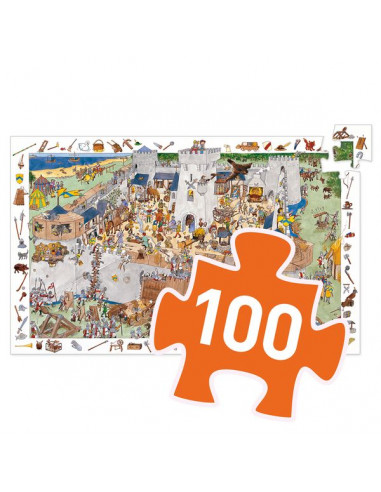 Puzzle d'observation Le chateau fort... Puzzle d'observation Le chateau fort...