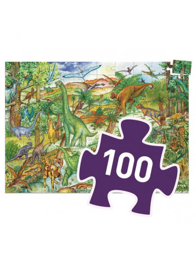 DJECO - Puzzle observation Dinosaures - à partir de 5 ans - Sebio