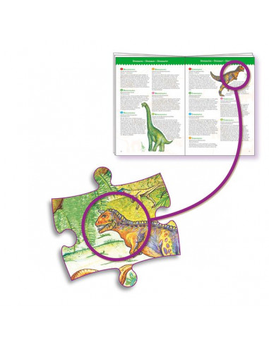 Puzzle d'observation Dinosaures et... Puzzle d'observation Dinosaures et...