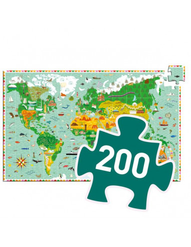 Puzzle d'observation Tour du monde... Puzzle d'observation Tour du monde...