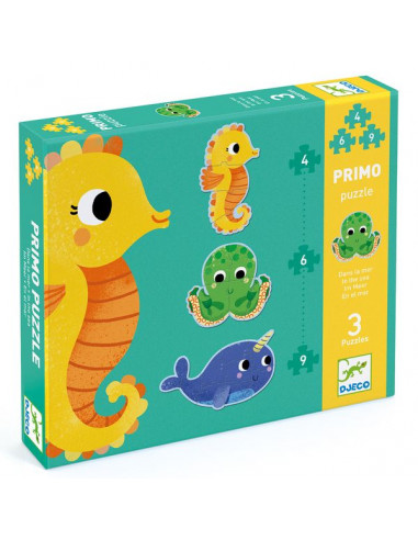 Primo puzzle dans la mer - Djeco