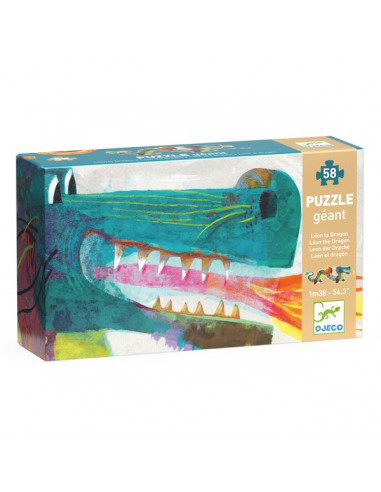 Jouet en bois : puzzle  dragon  - Un grand marché