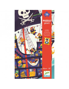 Puzzle géant le bateau des pirates