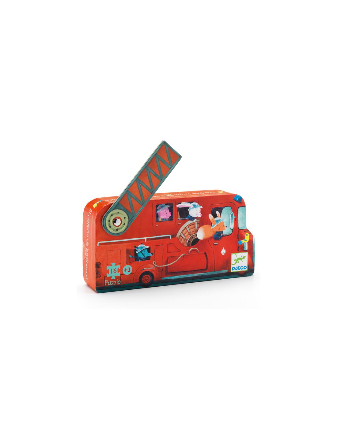 Puzzle camion de pompier Djeco 16 pièces - 9,90€