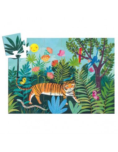 Puzzle la balade du tigre - Djeco Puzzle la balade du tigre - Djeco