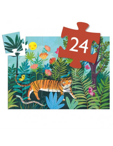 Puzzle la balade du tigre - Djeco Puzzle la balade du tigre - Djeco
