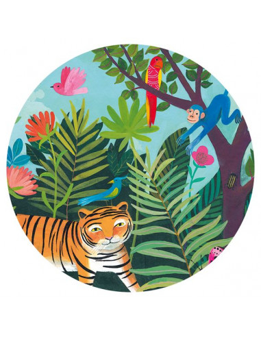 Puzzle la balade du tigre - Djeco Puzzle la balade du tigre - Djeco