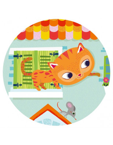 Puzzle Pachat et ses amis - Djeco Puzzle Pachat et ses amis - Djeco