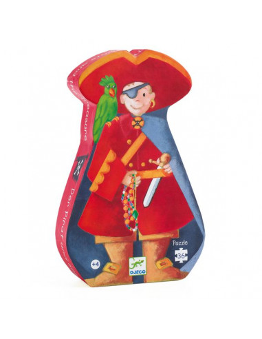 Puzzle le pirate et son trésor - Djeco