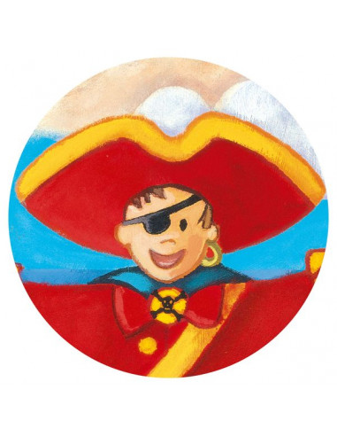 Puzzle le pirate et son trésor - Djeco Puzzle le pirate et son trésor - Djeco