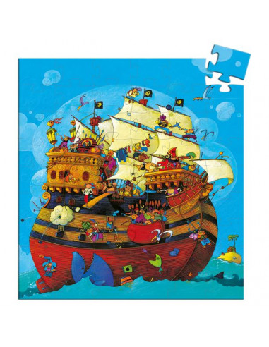 Puzzle bateau de pirate barberousse -... Puzzle bateau de pirate barberousse -...