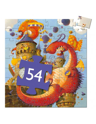 Puzzle Vaillant et les dragons - Djeco Puzzle Vaillant et les dragons - Djeco