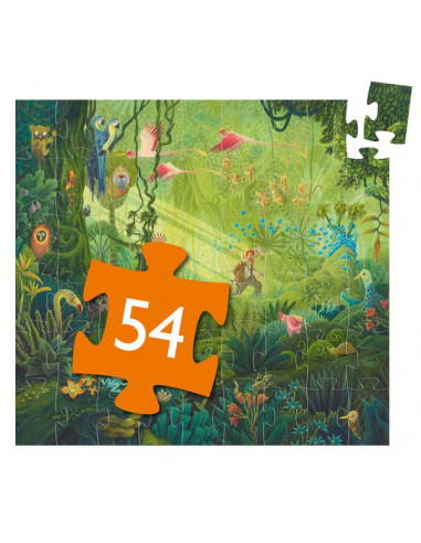 Dans la jungle puzzle 54 pièces - Djeco Dans la jungle puzzle 54 pièces - Djeco