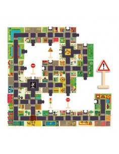 Puzzle géant la ville - Djeco 2