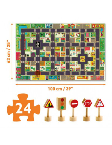 puzzle djeco la ville