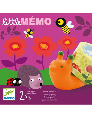 Jeu de mémoire Little mémo - Djeco Jeu de mémoire Little mémo - Djeco