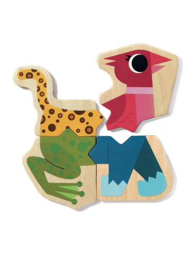 Jeu magnétique Mixanimo - Djeco Jeu magnétique Mixanimo - Djeco