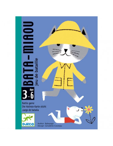 Jeu de bataille Batamiaou - Djeco Jeu de bataille Batamiaou - Djeco