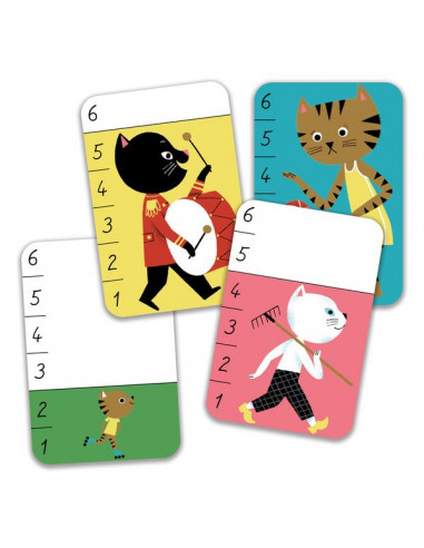 Jeu de bataille Batamiaou - Djeco Jeu de bataille Batamiaou - Djeco