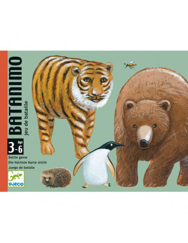 Jeu de bataille Batanimo - Djeco Jeu de bataille Batanimo - Djeco