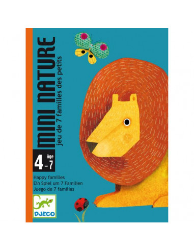 Jeu de 7 familles Mini nature - Djeco Jeu de 7 familles Mini nature - Djeco