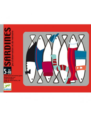 Jeu de carte Sardines - Djeco Jeu de carte Sardines - Djeco