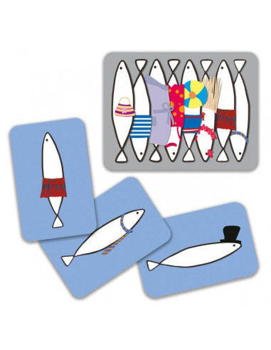 Jeu de carte Sardines - Djeco Jeu de carte Sardines - Djeco