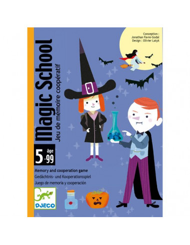 Jeu de carte Magic school - Djeco Jeu de carte Magic school - Djeco