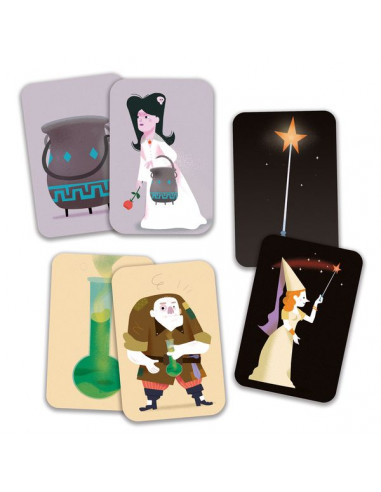 Jeu de carte Magic school - Djeco Jeu de carte Magic school - Djeco