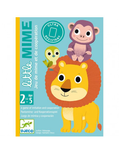 Jeu de cartes Little Mime - Djeco Jeu de cartes Little Mime - Djeco