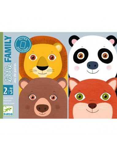 Jeu de cartes Little Family - Djeco Jeu de cartes Little Family - Djeco