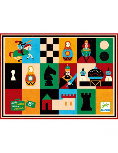 Jeu d'Echecs et de Dames en mallette... Jeu d'Echecs et de Dames en mallette...