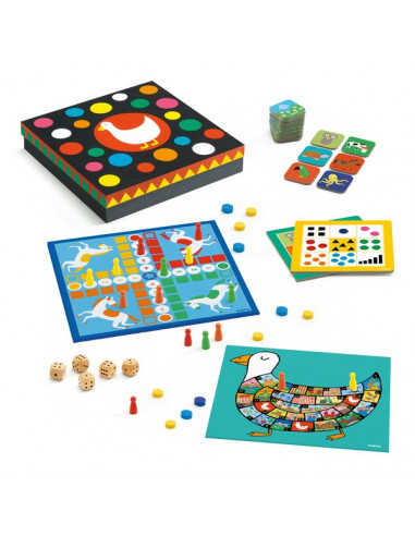 Classic box boîte de 12 jeux - Djeco Classic box boîte de 12 jeux - Djeco