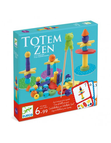 Totem zen - Jeu d'adresse et de rapidité - Djeco - Jeux de société enfant