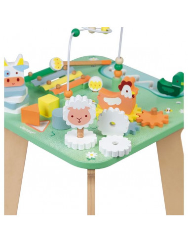 Table d’activités jolie prairie - Janod Table d’activités jolie prairie - Janod