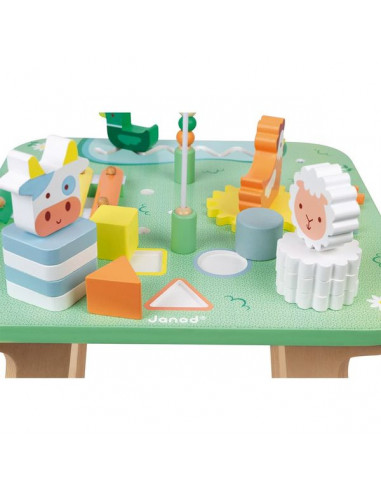 Table d’activités jolie prairie - Janod Table d’activités jolie prairie - Janod