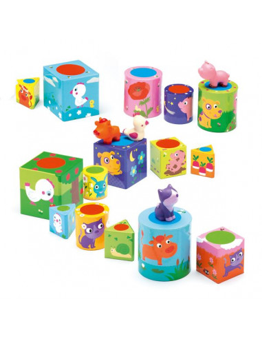 3 jeux pour les petits Ludanimo - Djeco 3 jeux pour les petits Ludanimo - Djeco