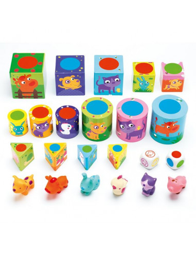 3 jeux pour les petits Ludanimo - Djeco 3 jeux pour les petits Ludanimo - Djeco