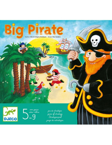 Jeu de tactique Big Pirates - Djeco Jeu de tactique Big Pirates - Djeco
