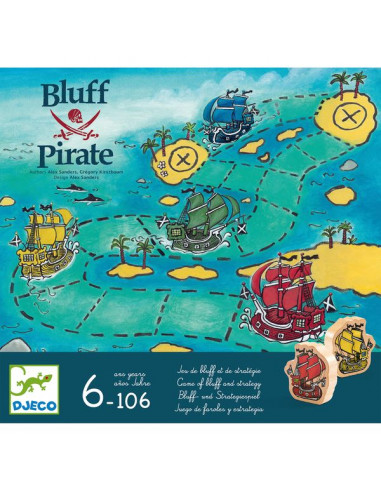 Bluff pirate - jeu Djeco Bluff pirate - jeu Djeco